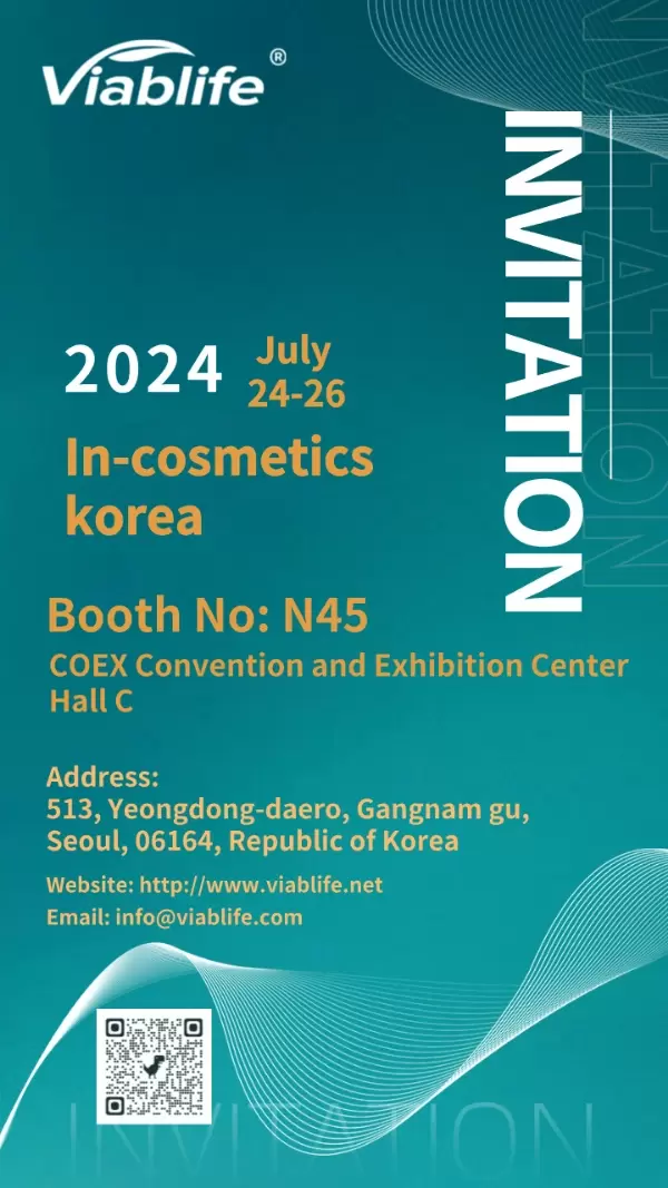 ¡Viablife estará presente en In-cosmetics korea en Seúl, Corea!